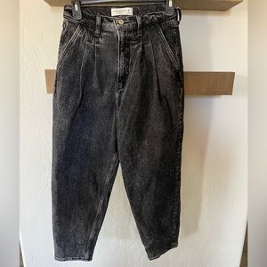 Abercrombie & Fitch Black Straight Leg Jeans